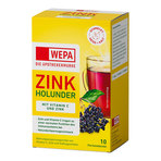 WEPA Zink+Holunder Pulver zuckerfrei 10X10 g