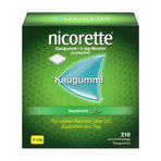 Nicorette Kaugummi freshmint 4 mg Nicotin 210 St
