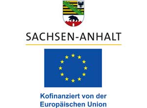 Logo Kofinanziert von der EU Darstellung EU Flagge und kofinanziert von der Europäischen Union