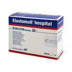 Elastomull Hospital 6 cmx4 m Elastische Fixierbinde Weiß 20 St