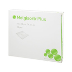 Melgisorb Plus Alginat Verband 10x10 cm Steril 10 St