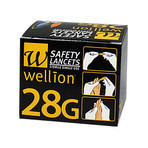 Wellion Safetylancets 28 G 25 St
