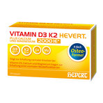 Vitamin D3 K2 Hevert plus Calcium und Magnesium 2000 IE 120 St