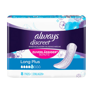 Always Discreet Inkontinenz Einlagen+ Long Plus 8 St - PZN