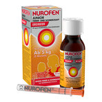 Nurofen Junior Fieber- und Schmerzsaft Erdbeere 40 mg/ml 150 ml