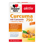 Doppelherz aktiv Curcuma 750 mit Curcumin + Vitamin D3 30 St