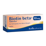 Biotin beta 10 mg Tabletten 20 St