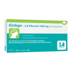 Ginkgo 1 A Pharma 240 mg zur natürlichen Gedächtnisstärkung 30 St