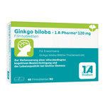 Ginkgo biloba - 1 A Pharma 120 mg zur Gedächtnisstärkung 60 St