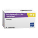 Escitalopram-Micro Labs 10 mg Filmtabletten 100 St