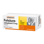 Folsäure-ratiopharm 5 mg Tabletten 20 St