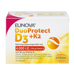 Eunova DuoProtect D3 + K2 4000 I.E. Kapseln 30 St