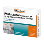 Pantoprazol-ratiopharm SK 20 mg 7 St