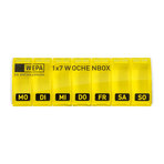 Wepa 1x7 Wochenbox gelb mit UV-Schutz+ 1 St
