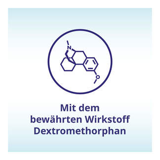 Grafik Silomat Hustenstiller Dextromethorphan mit Honig-Geschmack 7,7 mg Lutschpastillen Mit dem bewährten Wirkstoff Dextromethorphan