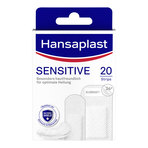Hansaplast Sensitive hypoallergene Pflasterstrips 20 St