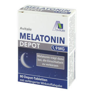 Melatonin 1,9 mg Depot-Tabletten Verpackung