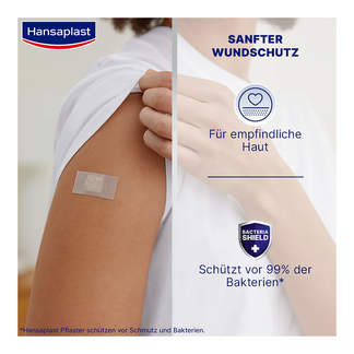 Grafik Hansaplast Soft Injektionspflaster 1,9x4 cm Sanfter Wundschutz für empfindliche Haut