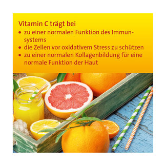 Grafik Vitamin C Hevert 500 mg gepufferte Kapseln Anwendungsgebiete