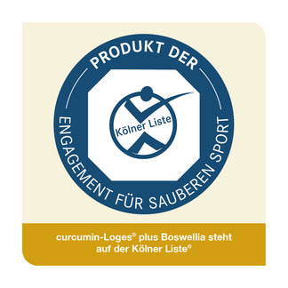 Grafik Curcumin-Loges plus Boswellia Kapseln Produkt der Kölner Liste