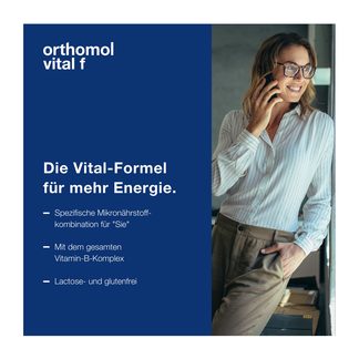 Orthomol Vital F Trinkfläschchen die Vital-Formel für mehr Energie
