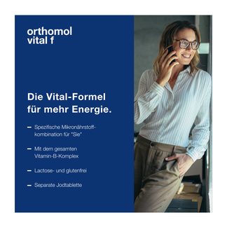 Orthomol Vital F 30 Granulat/Kapseln Kombipackung die Vital-Formel für mehr Energie