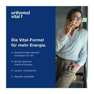 Orthomol vital f 30 Kombipackung die Vital-Formel für mehr Energie