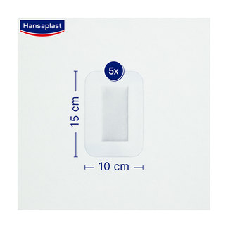 Grafik Hansaplast Aqua Protect 3XL 10 x 15 cm Produktmaße