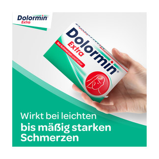 Grafik Dolormin Extra Wirkt bei leichten bis mäßig starken Schmerzen