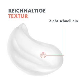 Grafik Avene Cold Cream Intensiv-Handcreme Textur
