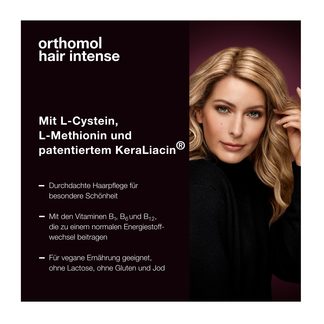 Orthomol Hair Intense Kapseln mit L-Cystein, L-Methionin und patentiertem KeraLiacin