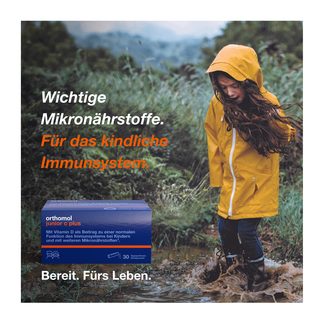 Orthomol Junior C plus Granulat wichtige Mikronährstoffe für das kindliche Immunsystem
