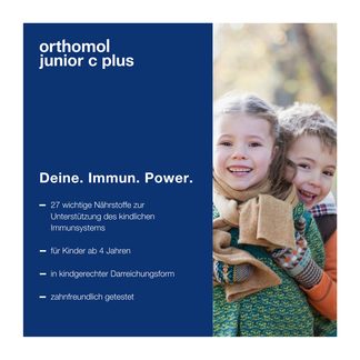 Orthomol Junior C plus Kautabletten Mandarine/Orange für Kinder ab 4 Jahren