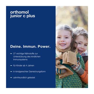 Orthomol Junior C plus Kautabletten Waldfrucht für Kinder ab 4 Jahren
