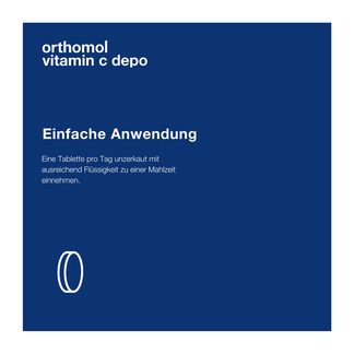 Orthomol Vitamin C Depo-Tabletten einfache Anwendung
