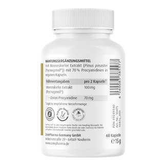 Pycnogenol 50 mg Kapseln Produktseite Rechts
