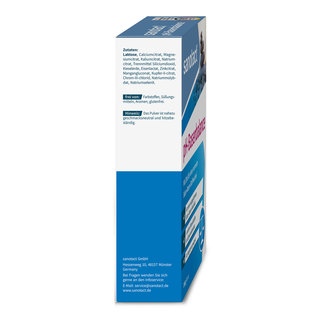 Sanotact pH-Basenbalance Pulver Linke Packungsseite