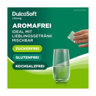 Grafik DulcoSoft Lösung Aroma-, zucker-, gluten- und kochsalzfrei