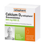 Calcium D3 ratiopharm Brausetabletten 100 St