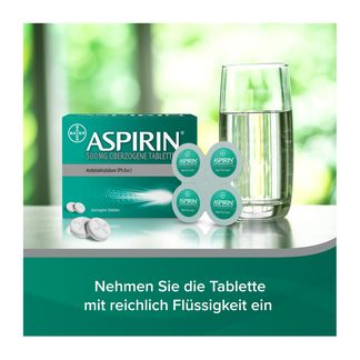 Grafik Aspirin 500 mg Überzogene Tabletten Einnahme
