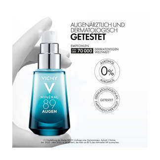 Grafik Vichy Mineral 89 Augenpflege Augenärztlich und dermatologisch getestet