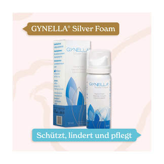 Grafik Gynella Silver Foam Schaum Schützt, lindert und pflegt