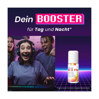 Grafik Eunova B12 Plus Lösung zum Einnehmen Energiebooster für Tag und Nacht*