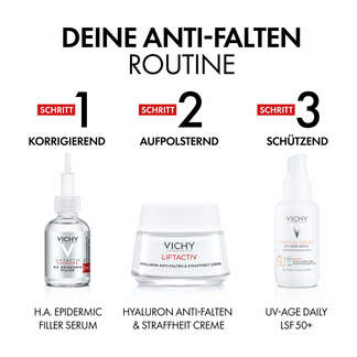 Grafik Vichy Liftactiv Anti-Falten Routine