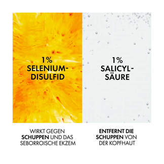 Grafik Vichy Dercos Anti-Schuppen-Shampoo für trockenes Haar Mit Seleniumdisulfid und Salicylsäure