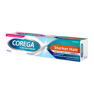 Corega Ultra Haftcreme Starker Halt Verpackung