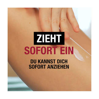 Grafik Neutrogena Intense Repair Cica Bodybalsam Zieht sofort ein.