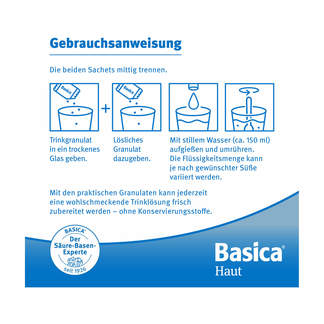 Grafik Basica Haut Trinkgranulat für 7 Tage Gebrauchsanweisung