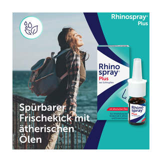 Grafik Rhinospray plus Spürbarer Frischekick mit ätherischen Ölen