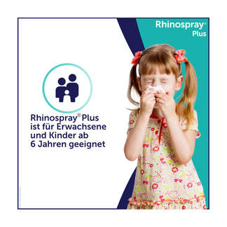 Grafik Rhinospray plus Für Erwachsene und Kinder ab 6 Jahren geeignet